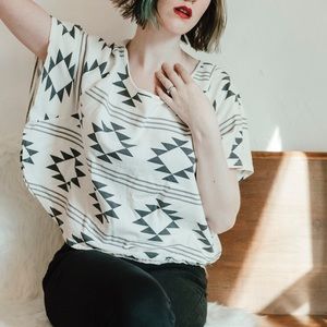 U O southwest poncho